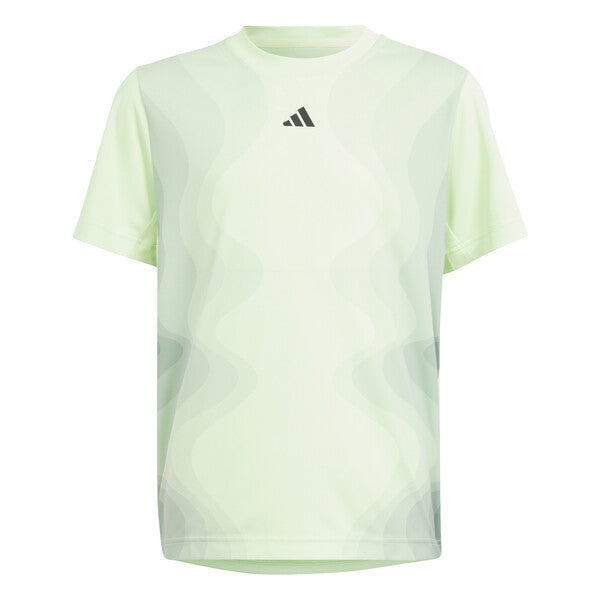 Adidas Boys Pro Tee (Green Spark)