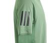 Adidas Boys Club 3 Stripe Tee (Green)