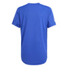 Adidas Boys Club 3 Stripe Tee (Lucid Blue)