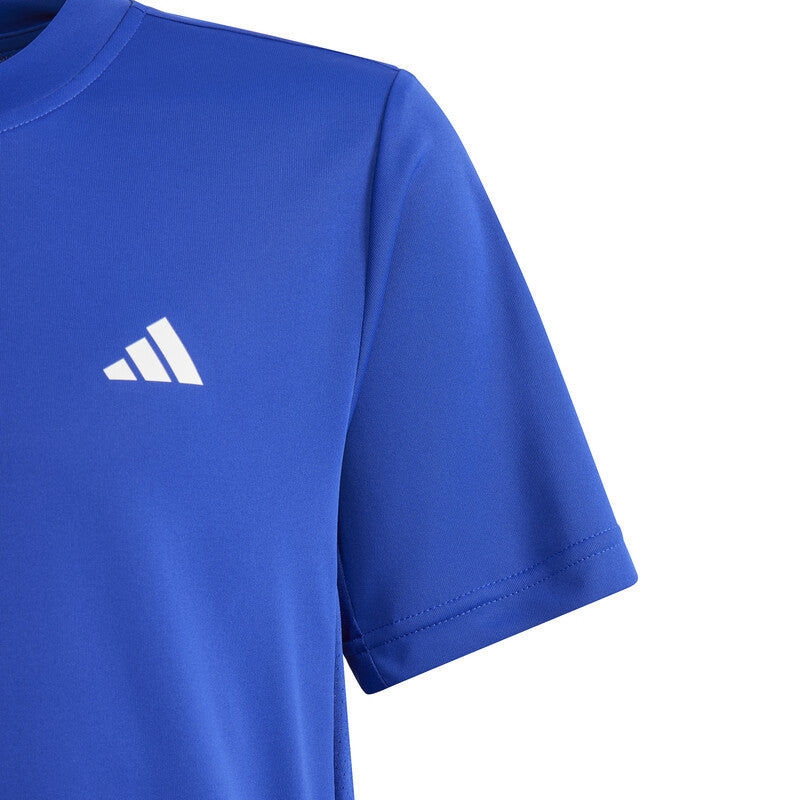 Adidas Boys Club 3 Stripe Tee (Lucid Blue)