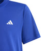 Adidas Boys Club 3 Stripe Tee (Lucid Blue)