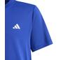 Adidas Boys Club 3 Stripe Tee (Lucid Blue)