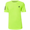 Adidas Boys Club 3 Stripe Tee (Lucid Lemon)