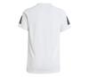 Adidas Boys' Club 3 Stripes Tee (White)