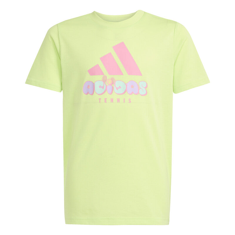 Adidas Kids' Tennis Category Graphic Tee (Semi Lucid Red) Adidas