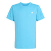 Adidas Boys' Club Tee (Signal Cyan)