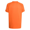 Adidas Boys' Club 3 Stripes Tee (Pure Orange)