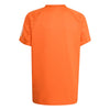Adidas Boys' Club 3 Stripes Tee (Pure Orange)