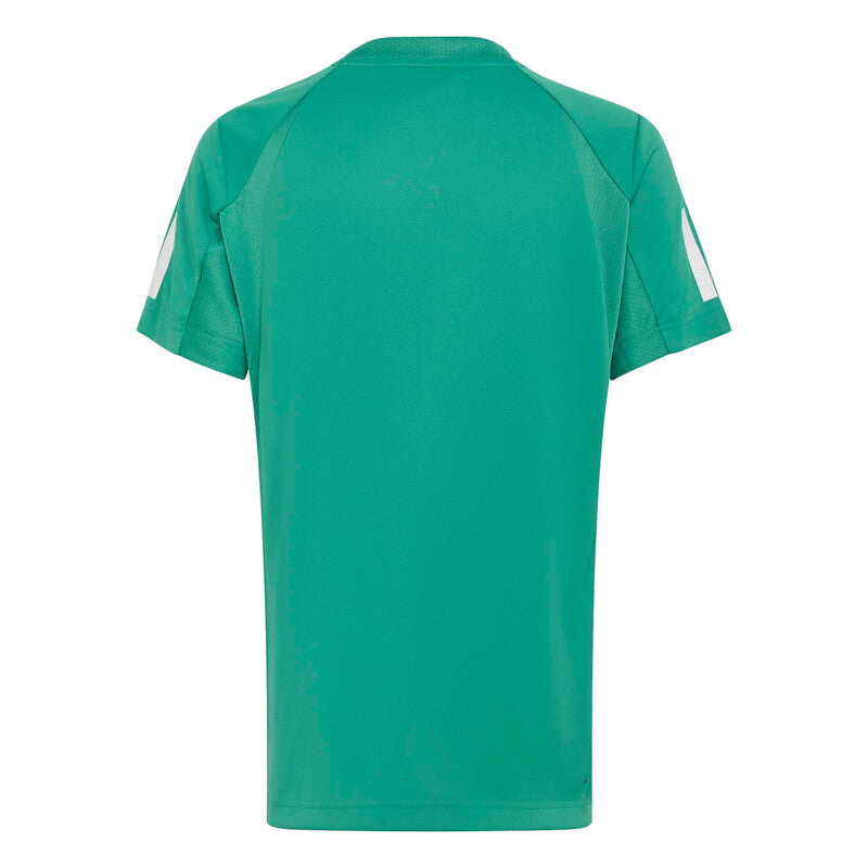 Adidas Boys' Club 3 Stripes Tee (Semi Court Green) Adidas