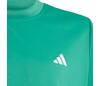 Adidas Boys' Club 3 Stripes Tee (Semi Court Green)