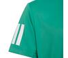 Adidas Boys' Club 3 Stripes Tee (Semi Court Green)