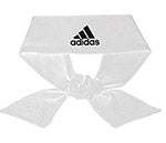 Adidas Alphaskin Tie Headband (White)