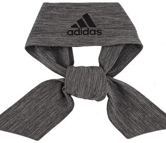 Adidas Alphaskin Tie Headband (Dark Grey)