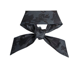 Adidas Alphaskin Print Tie Headband (Grey Camo/Black)
