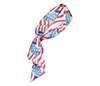 Adidas Alphaskin Americana Aop Tie Headband (Red/White/Blue)