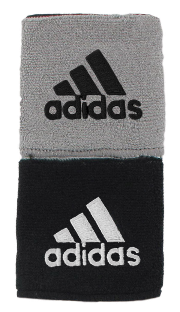 Adidas Interval Reversible Wristband-Small (Black/Grey)