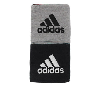Adidas Interval Reversible Wristband-Small (Black/Grey)