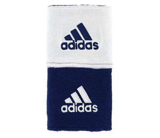 Adidas Interval Reversible Wristband-Small (White/Navy)
