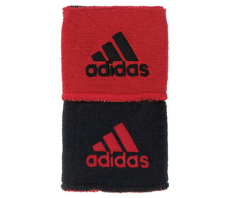Adidas Interval Reversible Wristband-Small (Red/Black)
