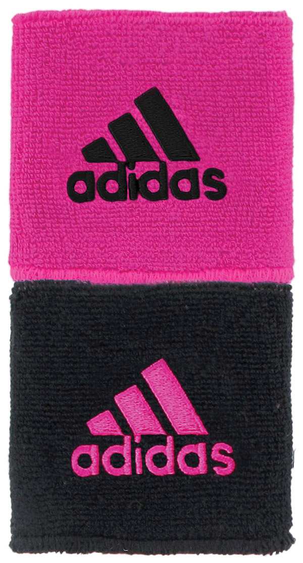 Adidas Interval Reversible Wristband-Small (Pink/Black)