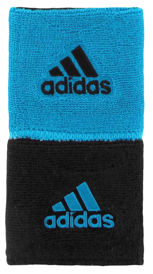 Adidas Interval Reversible Wristband-Small (Blue/Black)