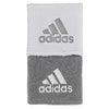 Adidas Interval Reversible Wristband-Small (Grey/White)