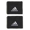 Adidas Tennis Small Wristband (2X) (Black)