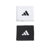 Adidas Interval Small Reversible 2.0 Wristbands (White/Black)