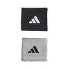 Adidas Interval Small Reversible 2.0 Wristbands (Black/Grey)