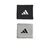 Adidas Interval Small Reversible 2.0 Wristbands (Black/Grey)