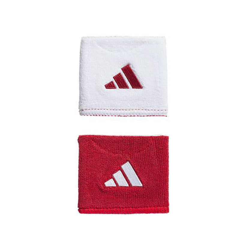 Adidas Interval Small Reversible 2.0 Wristbands (Red/White) Adidas