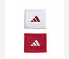 Adidas Interval Small Reversible 2.0 Wristbands (Red/White)