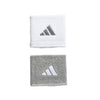 Adidas Interval Small Reversible 2.0 Wristbands (Light Grey)