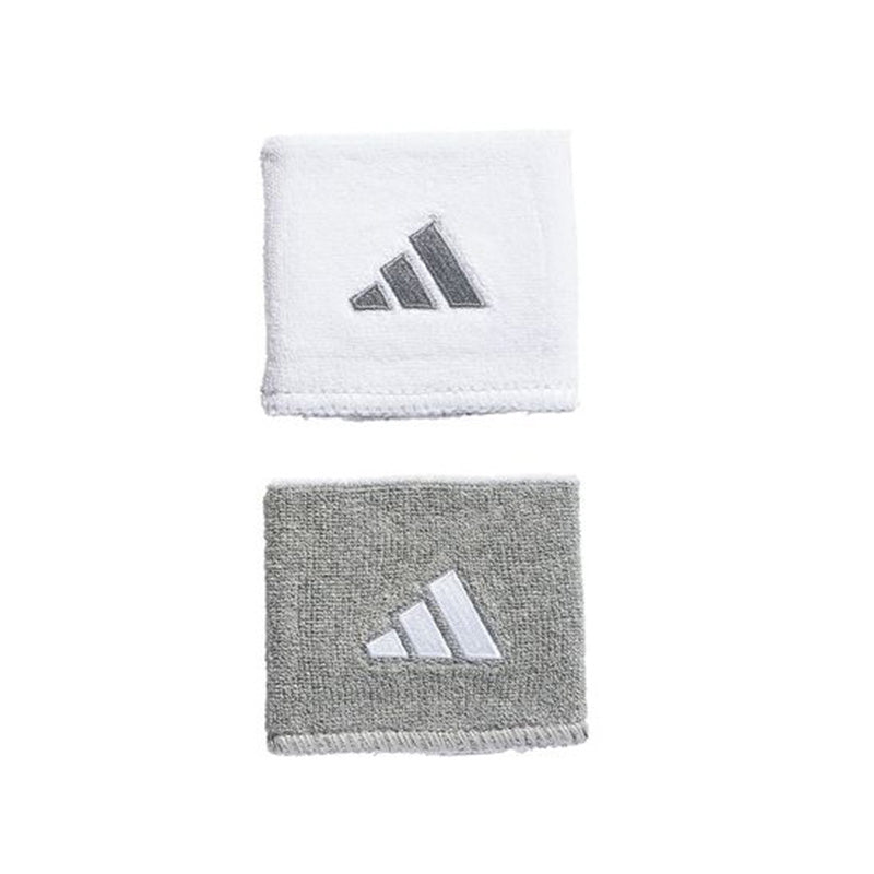 Adidas Interval Small Reversible 2.0 Wristbands (Light Grey)