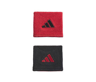 Adidas Interval Small Reversible 2.0 Wristbands (Red/Black)