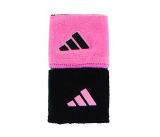 Adidas Interval Small Reversible 2.0 Wristbands (Shock Pink)