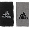 Adidas Interval Reversible Wristband-Large (Black/Grey)