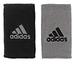 Adidas Interval Reversible Wristband-Large (Black/Grey)