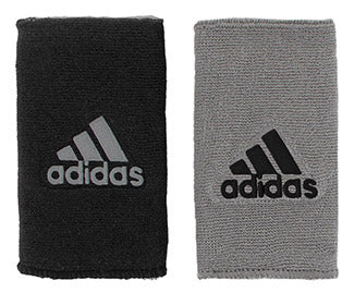 Adidas Interval Reversible Wristband-Large (Black/Grey)