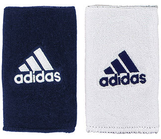 Adidas Interval Reversible Wristband-Large (Navy/White)