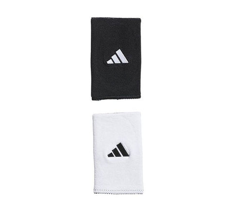 Adidas Interval Large Reversible 2.0 Wristbands (Black/White)