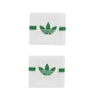 Adidas Tennis Small Wristbands (2X) (White/Green)