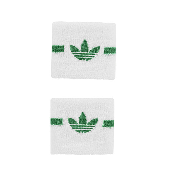 Adidas Tennis Small Wristbands (2X) (White/Green)