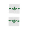 Adidas Tennis Small Wristbands (2X) (White/Green)