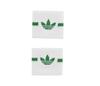 Adidas Tennis Small Wristbands (2X) (White/Green)
