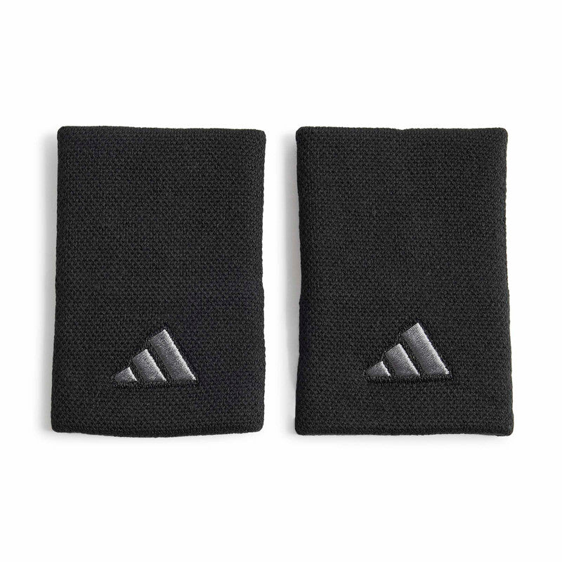 Adidas Tennis Large Wristbands (2X) (Black)