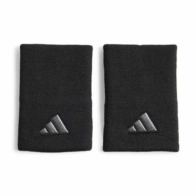 Adidas Tennis Large Wristbands (2X) (Black)