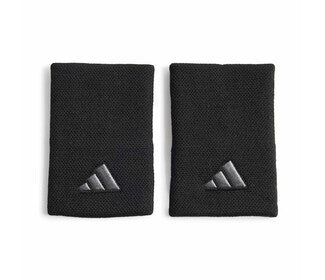 Adidas Tennis Large Wristbands (2X) (Black)