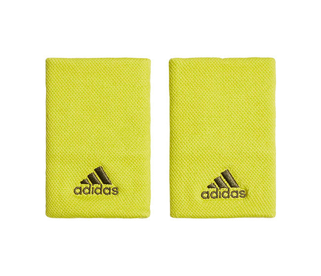 Adidas Large Wristband (2X) (Yellow)