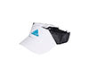 Adidas Tennis Aeroready Visor (U) (White/Aqua)